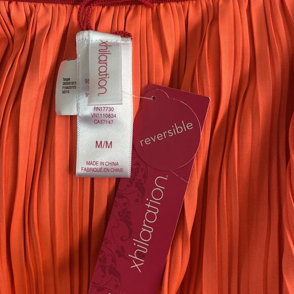 Xhilaration Reversible Pleated High Low Skirt - Picture 6 of 8